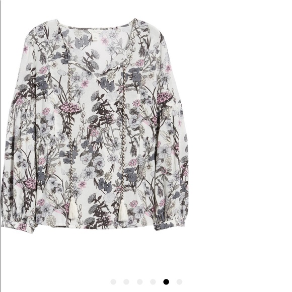 Caslon woven print top - Picture 2 of 3